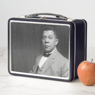 Schwarze Geschichte: Booker T. Washington, Bürgerr Metall Brotdose