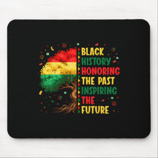 Schwarze Geschichte, die die Vergangenheit ehrt un Mousepad
