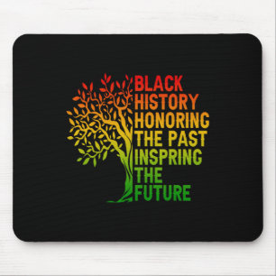 Schwarze Geschichte, die Vergangenheit ehren Afrik Mousepad