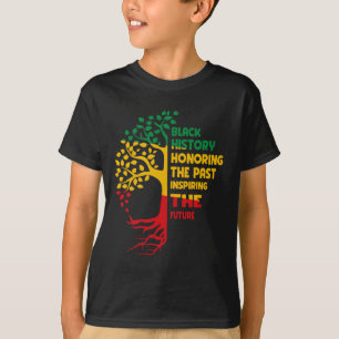 Schwarze Geschichte ehrt die Vergangenheit, die di T-Shirt