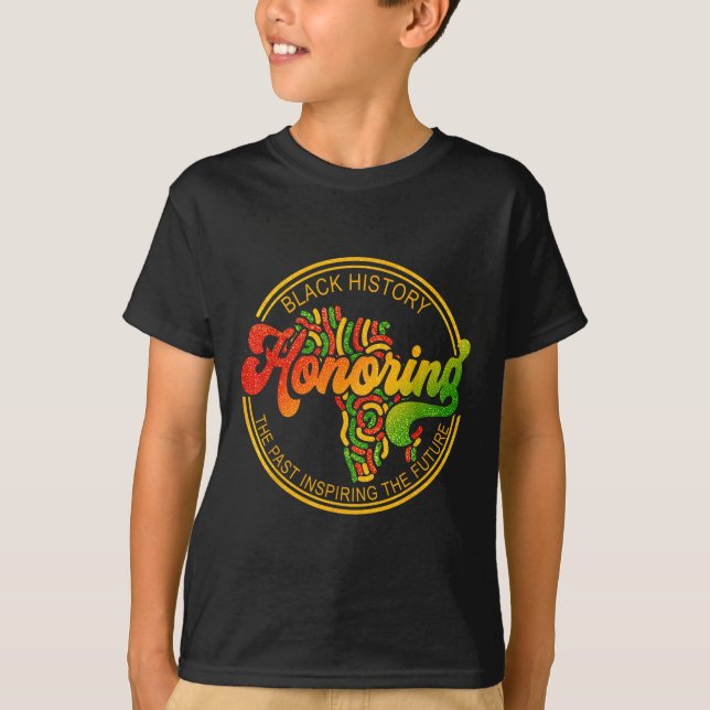 Schwarze Geschichte ehrt in der Vergangenheit Insp T-Shirt (Vorderseite)