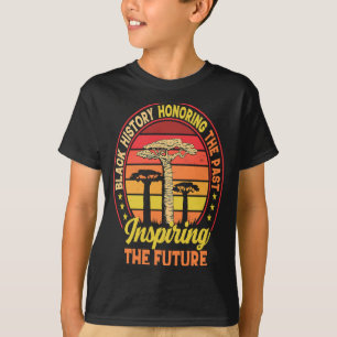 Schwarze Geschichte Ehrung der Vergangenheit Inspi T-Shirt