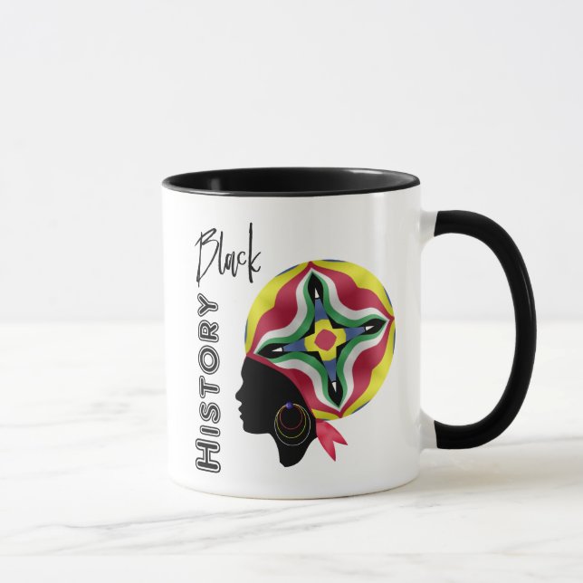 Schwarze Geschichte Ethnisch-afrikanische Amerikan Tasse (Rechts)