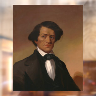 Schwarze Geschichte: Fred Douglass Bürgerrechte 18 Fensteraufkleber