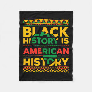 Schwarze Geschichte ist die amerikanische Geschich Fleecedecke