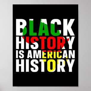 Schwarze Geschichte ist die amerikanische Geschich Poster