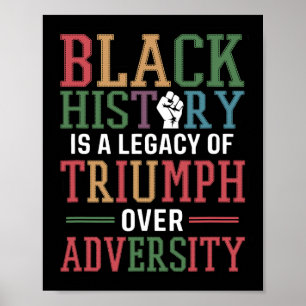 Schwarze Geschichte ist ein Erbe des Triumphs über Poster