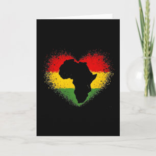 Schwarze Geschichte ist mein valentine afrikanisch Karte