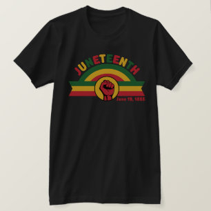 Schwarze Geschichte JUNETEENTH 1865 T-Shirt