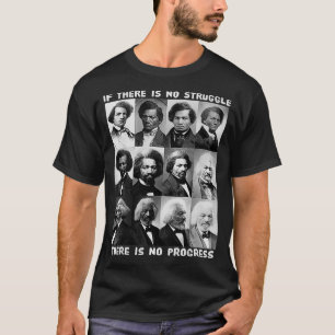 Schwarze Geschichte Kampf & Fortschritt Frederick T-Shirt