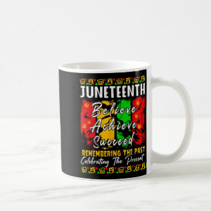 Schwarze Geschichte Melanin Juneteenth ist Unabhän Kaffeetasse