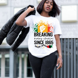 Schwarze Geschichte Monat 1865 T-Shirt