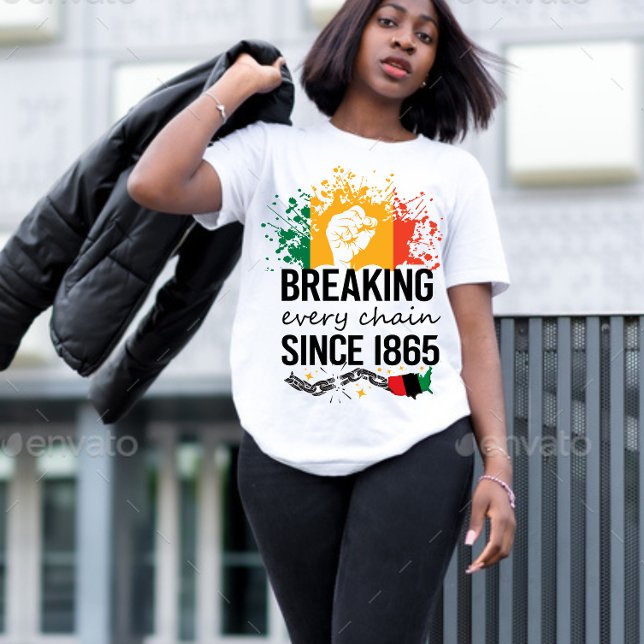 Schwarze Geschichte Monat 1865 T-Shirt (Von Creator hochgeladen)