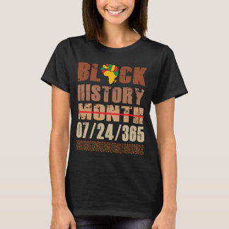 Schwarze Geschichte Monat 2022 Melanin Pride Shirt