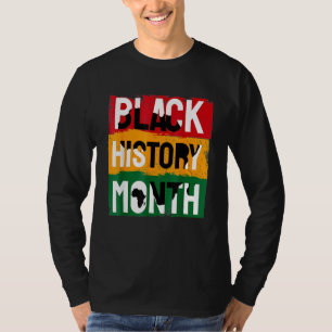Schwarze Geschichte Monat 2022 Schwarze Geschichte T-Shirt
