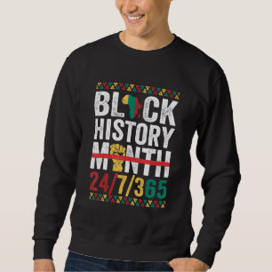 Schwarze Geschichte Monat 247365 Afrikanische Frau Sweatshirt