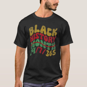 Schwarze Geschichte Monat 247365 Männer Frauen Kin T-Shirt