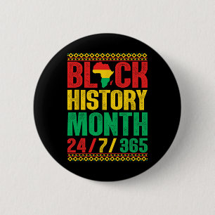 Schwarze Geschichte Monat 247365 Shirt Afrika für  Button