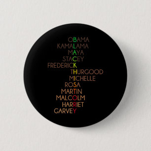 Schwarze Geschichte Monat Afrikanische Amerikaner  Button