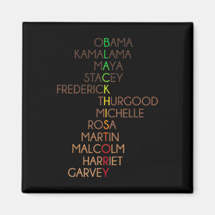 Schwarze Geschichte Monat Afrikanische Amerikaner  Magnet