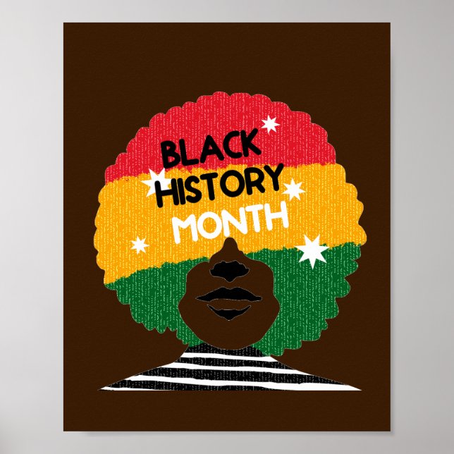Schwarze Geschichte Monat Afrikanische Amerikaneri Poster (Vorne)