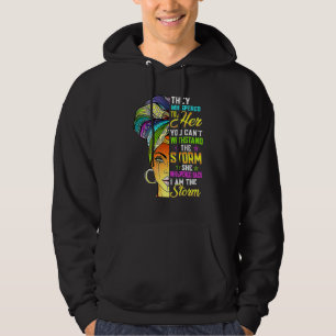 Schwarze Geschichte Monat afrikanische Frau Afro I Hoodie