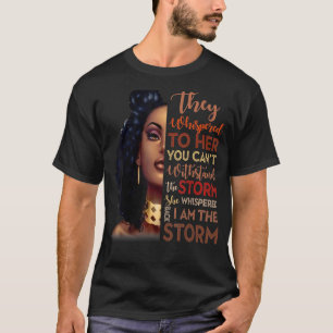Schwarze Geschichte Monat afrikanische Frau Afro I T-Shirt