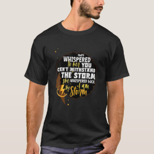 Schwarze Geschichte Monat Afrikanische Frau Afro I T-Shirt