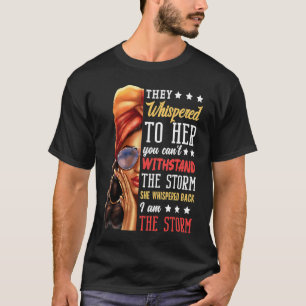 Schwarze Geschichte Monat afrikanische Frau Afro I T-Shirt