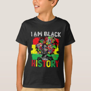 Schwarze Geschichte Monat Afrikanische Frau Ich bi T-Shirt