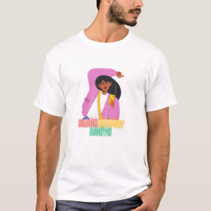 Schwarze Geschichte Monat, afrikanisches amerikani T-Shirt