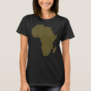 Schwarze Geschichte Monat Afro Amerikaner Karte vo T-Shirt