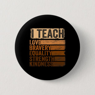 Schwarze Geschichte Monat Bekleidung Ich unterrich Button
