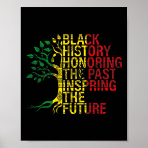 Schwarze Geschichte Monat Ehre Vergangenheit Inspi Poster