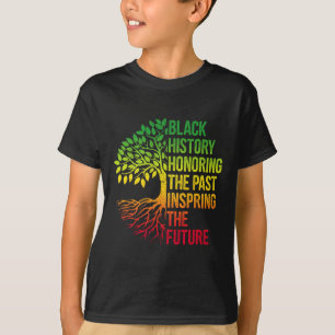 Schwarze Geschichte Monat Ehre Vergangenheit Inspi T-Shirt