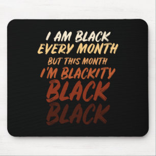 Schwarze Geschichte Monat Ermächtigung Schwarzer P Mousepad