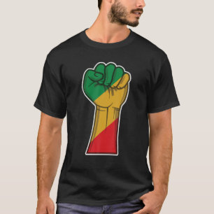 Schwarze Geschichte Monat Faust Frauen Männer Kind T-Shirt