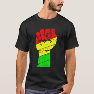 Schwarze Geschichte Monat Faustgeschenk Frauen Män T-Shirt