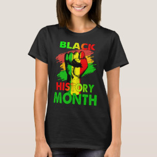 Schwarze Geschichte Monat Faustgeschenk Frauen T-Shirt