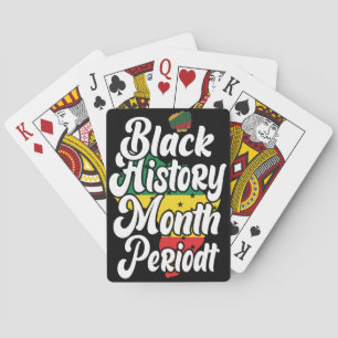 Schwarze Geschichte Monat Februar Melanin Sista Br Spielkarten
