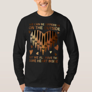 Schwarze Geschichte Monat gleichen Herzens in afri T-Shirt