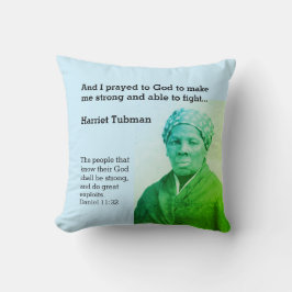 Schwarze Geschichte Monat HARRIET TUBMAN Kissen