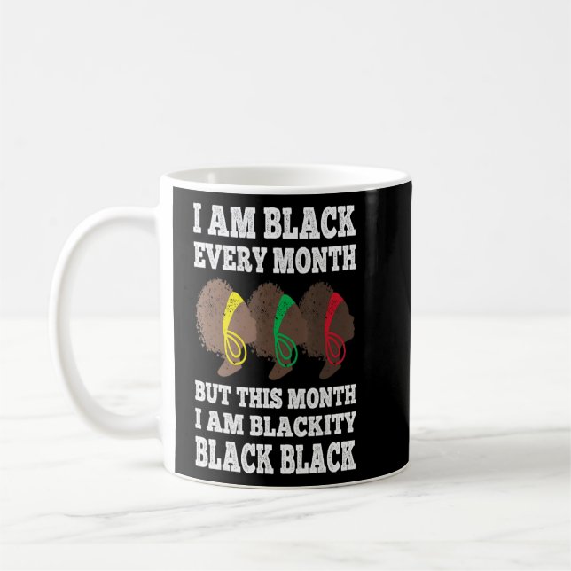 Schwarze Geschichte Monat ich bin schwarz jeden Mo Kaffeetasse (Links)