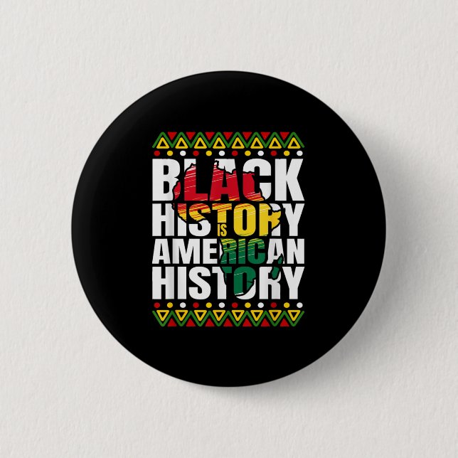 Schwarze Geschichte Monat Kulturerbe Button (Vorderseite)