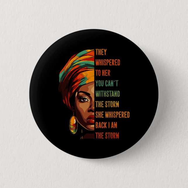 Schwarze Geschichte Monat Kulturerbe Button (Vorderseite)