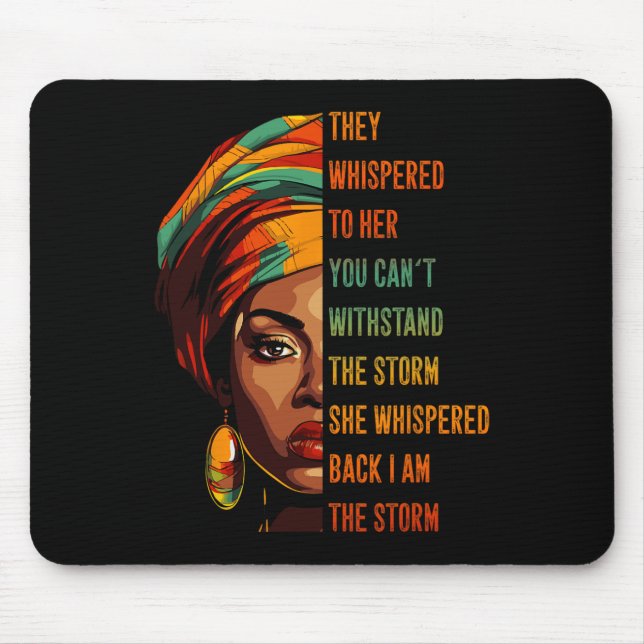 Schwarze Geschichte Monat Kulturerbe Mousepad (Vorne)
