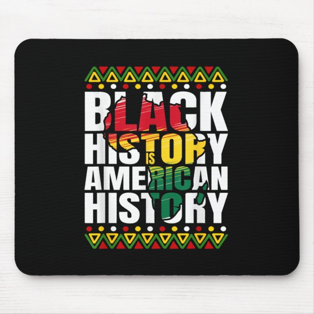 Schwarze Geschichte Monat Kulturerbe Mousepad (Vorne)