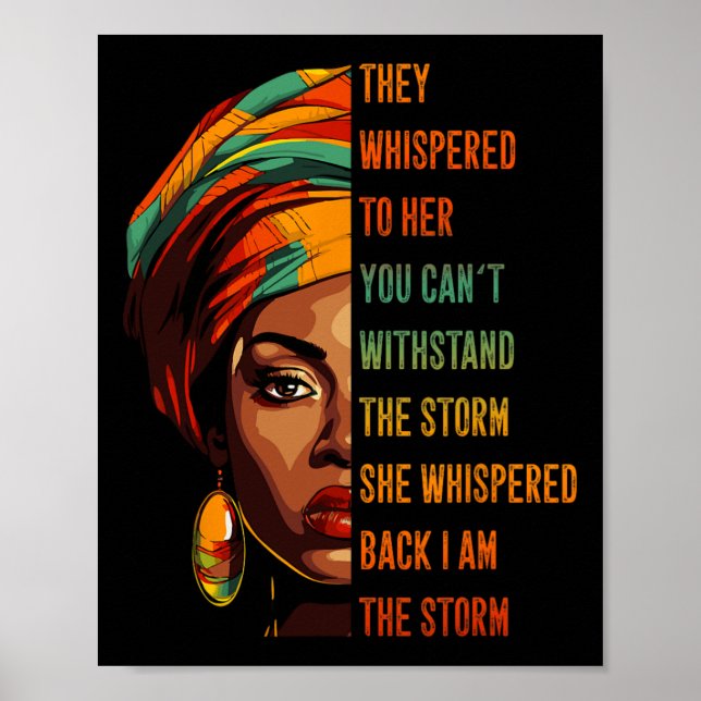 Schwarze Geschichte Monat Kulturerbe Poster (Vorne)