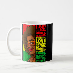 Schwarze Geschichte Monat Lehrerin Frauen afrikani Kaffeetasse