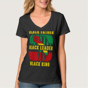Schwarze Geschichte Monat Männer Schwarzer Vater F T-Shirt